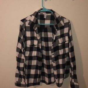 Black and white flannel